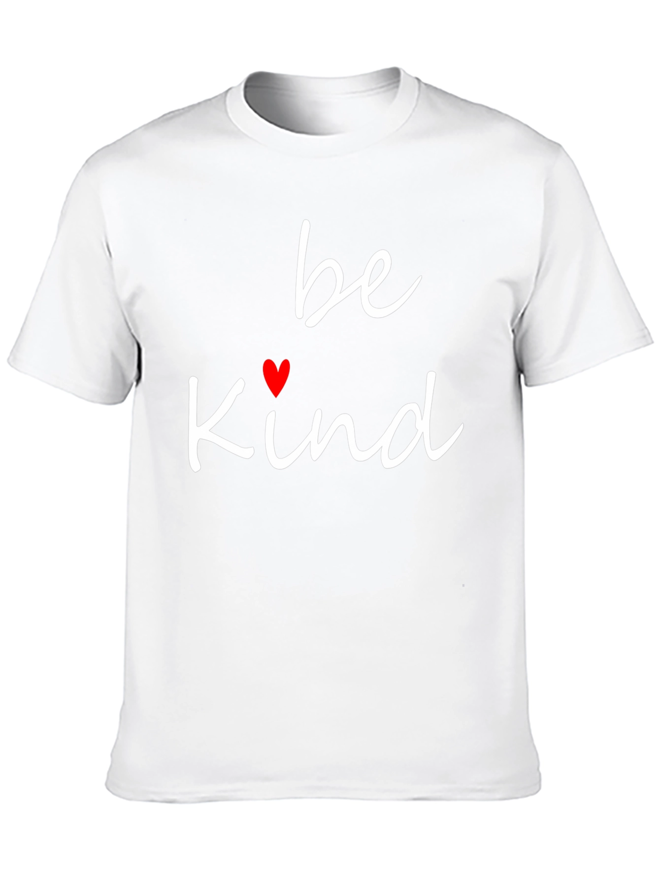 Be Kind T-Shirt - Heart Graphic - Casual Wear