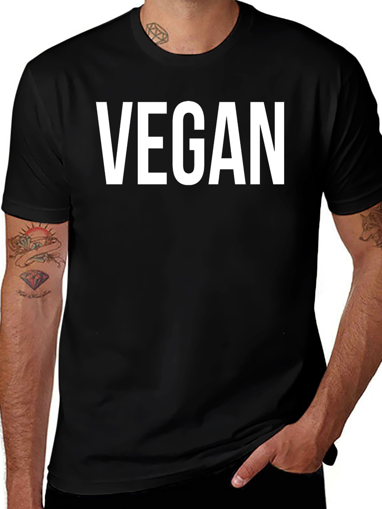 Vegan Statement T-Shirt - Bold & Comfortable