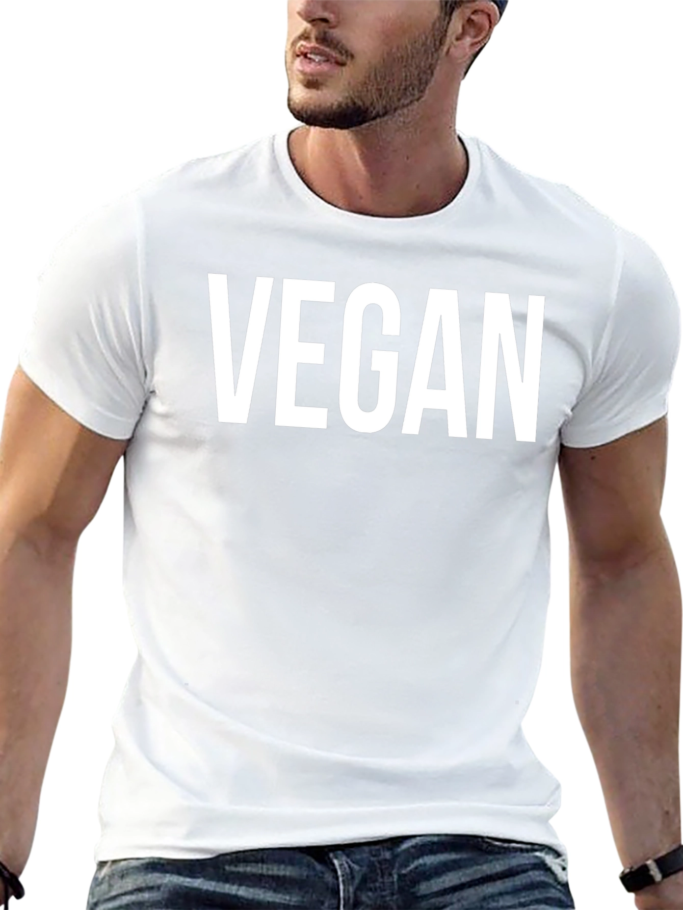 Vegan Statement T-Shirt - Bold & Comfortable