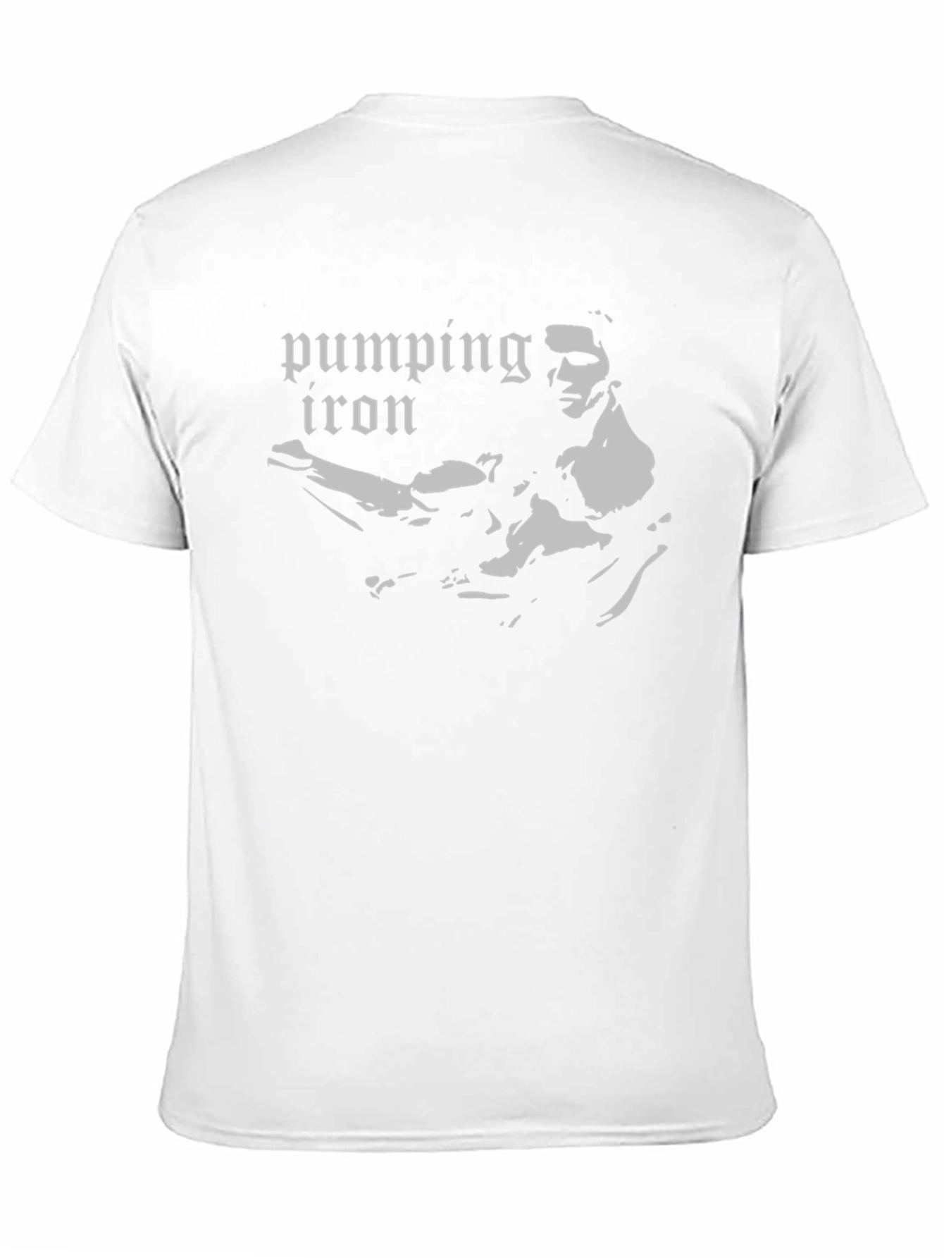 Pumping Iron Black Graphic Tee - Bodybuilding Fan Apparel