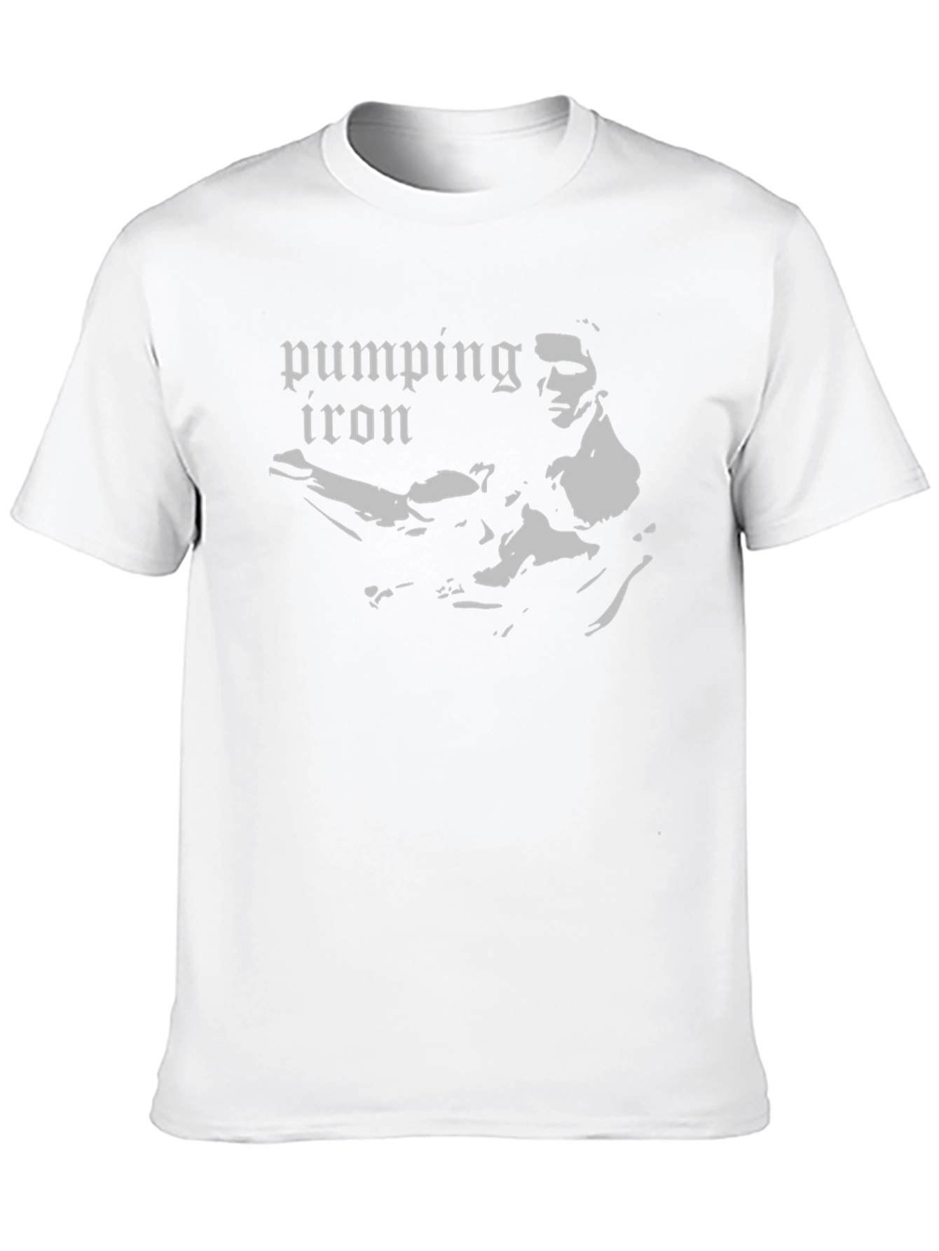 Pumping Iron Black Graphic Tee - Bodybuilding Fan Apparel