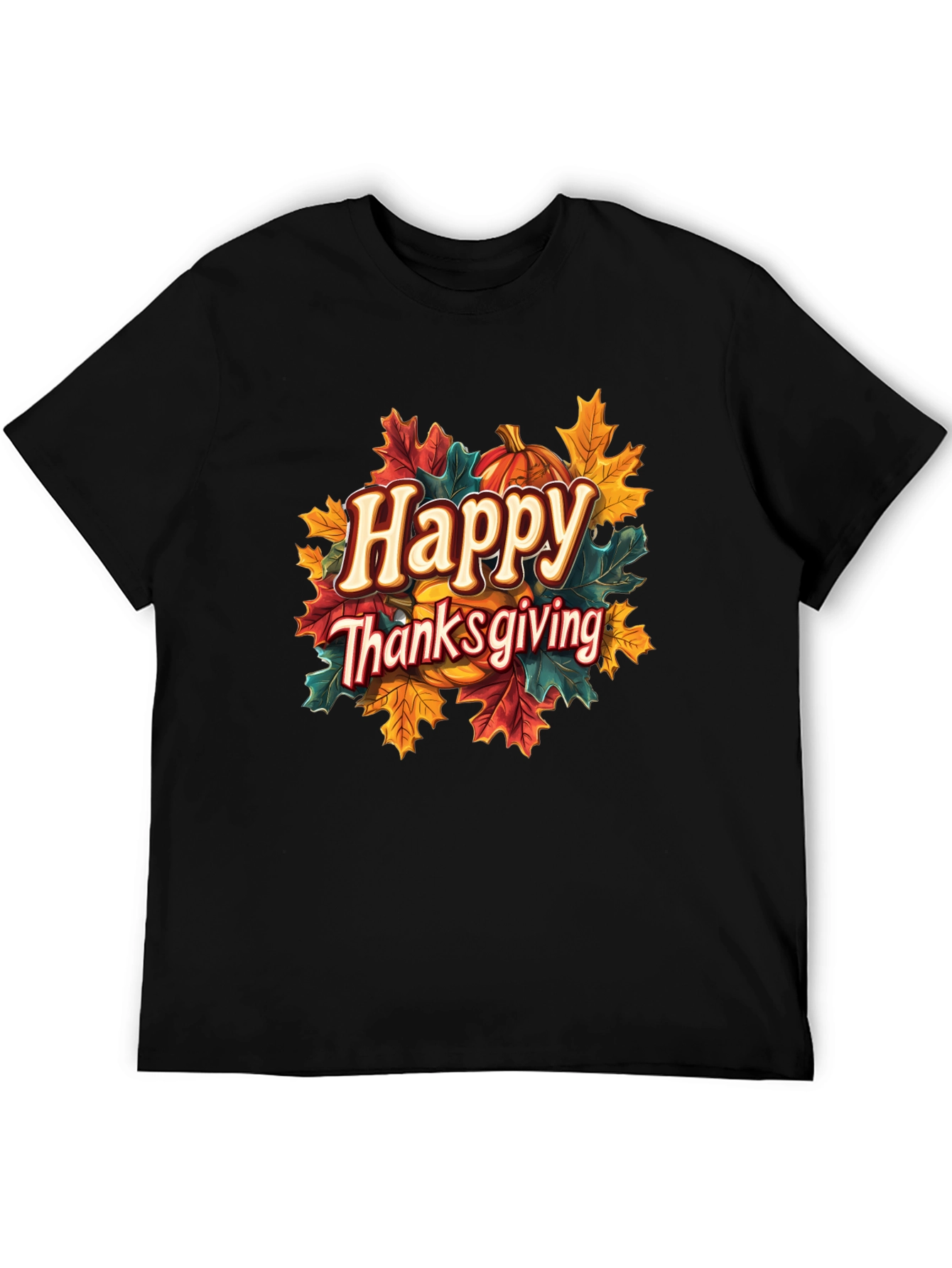 Happy Thanksgiving Graphic T-Shirt - Holiday Style