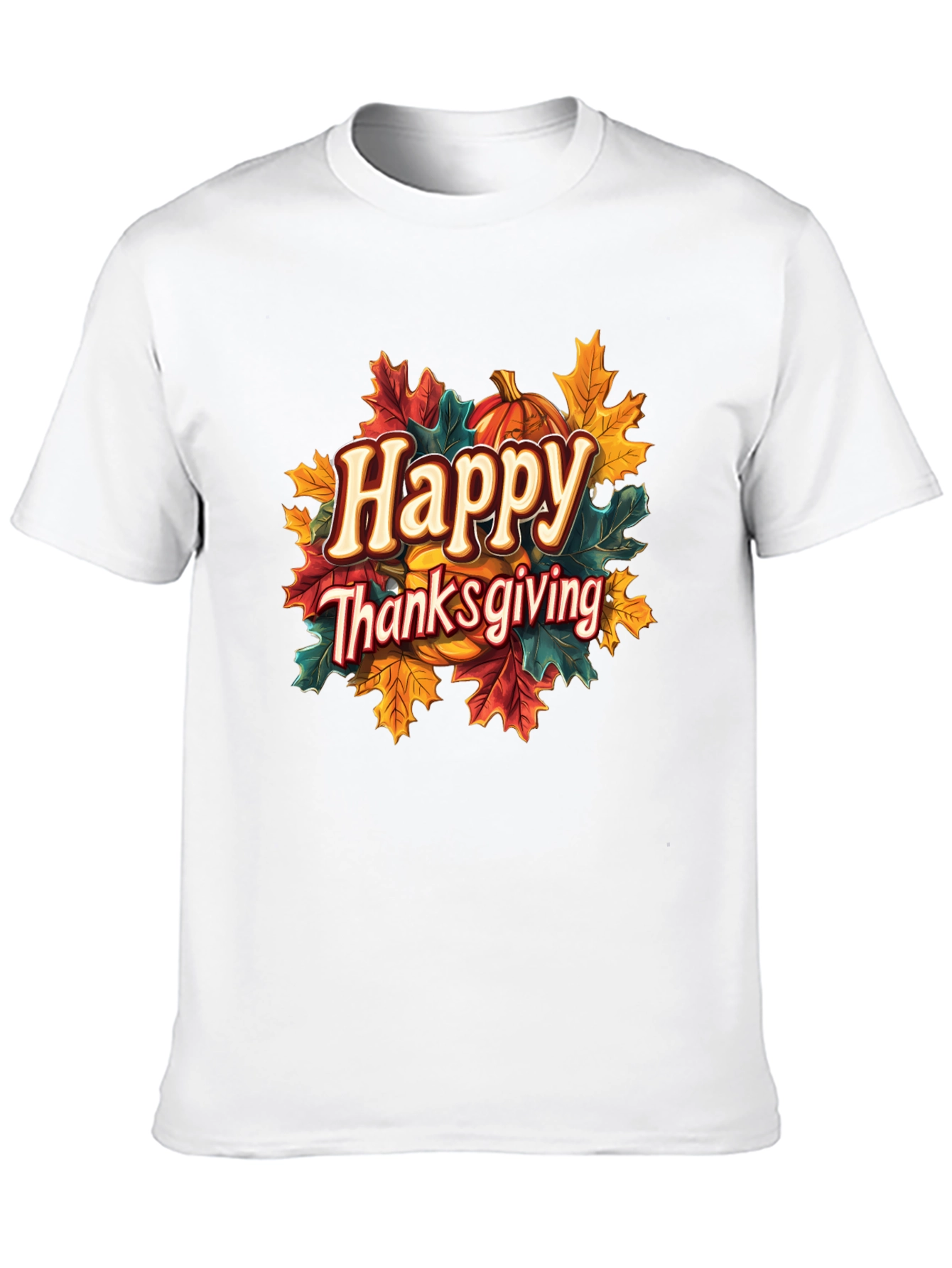 Happy Thanksgiving Graphic T-Shirt - Holiday Style