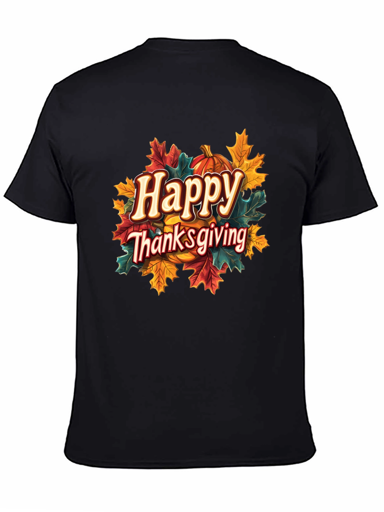 Happy Thanksgiving Graphic T-Shirt - Holiday Style