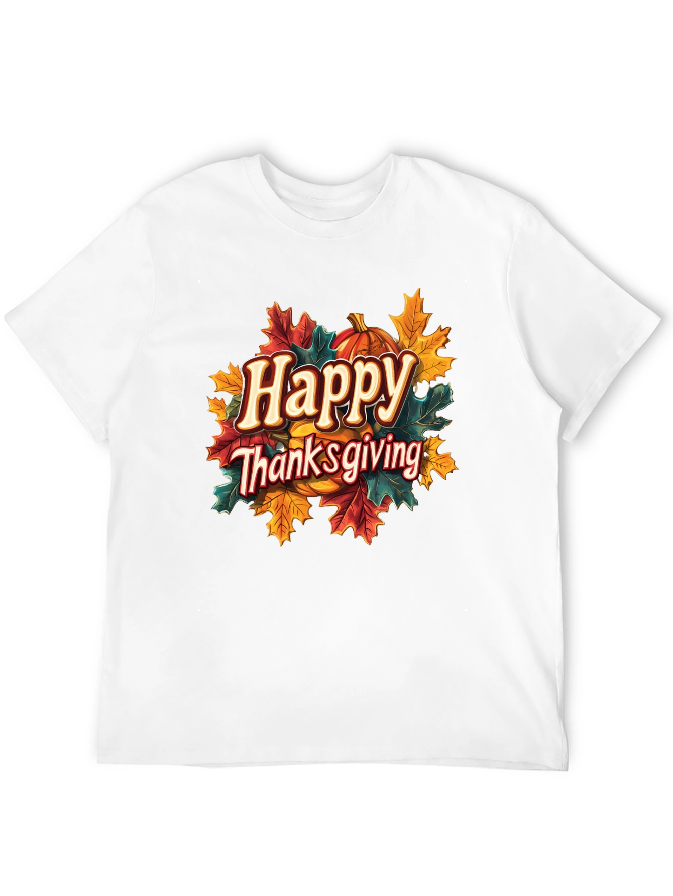 Happy Thanksgiving Graphic T-Shirt - Holiday Style