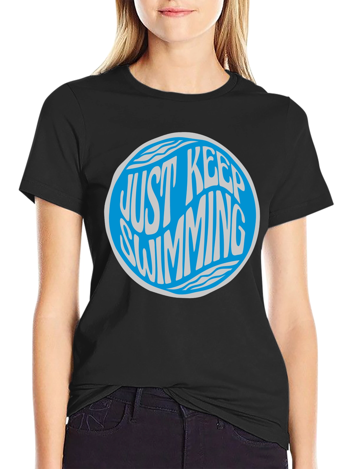 Just Keep Swimming Graphic Tee