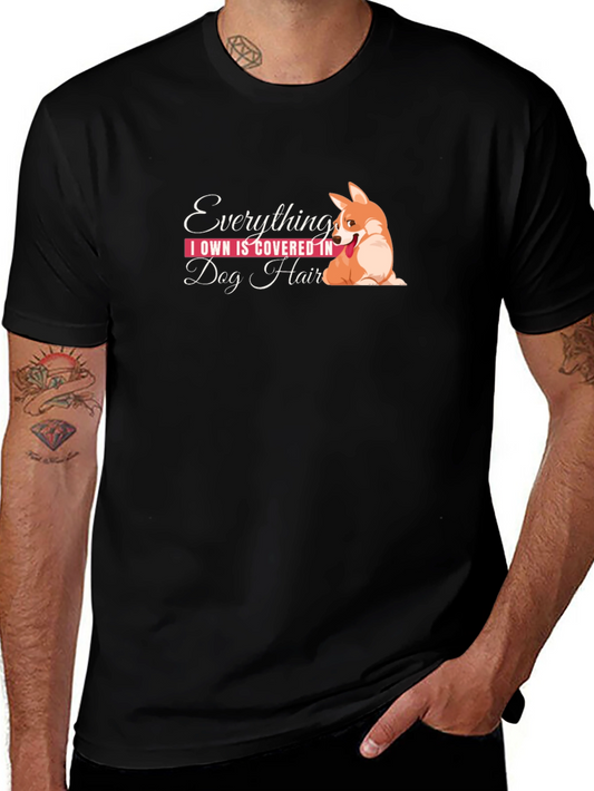 Dog Hair Corgi Graphic T-Shirt