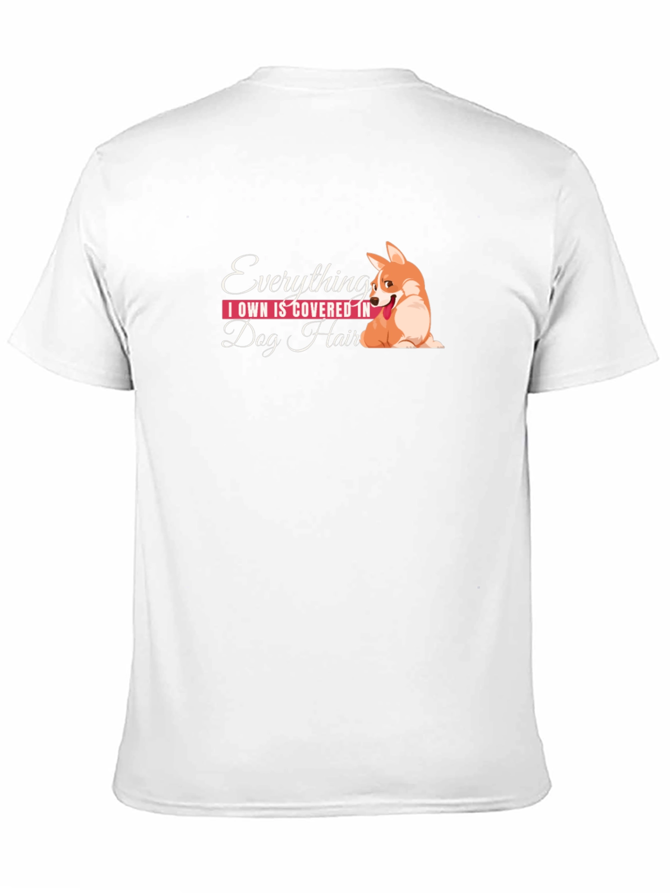 Dog Hair Corgi Graphic T-Shirt