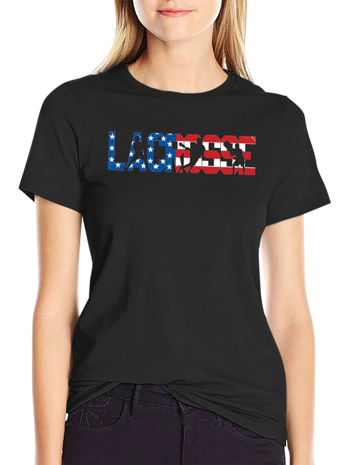 Patriotic Lacrosse T-Shirt