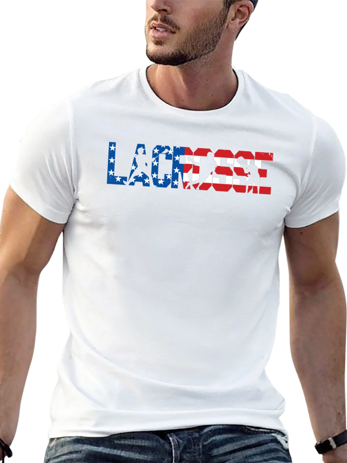 Patriotic Lacrosse T-Shirt