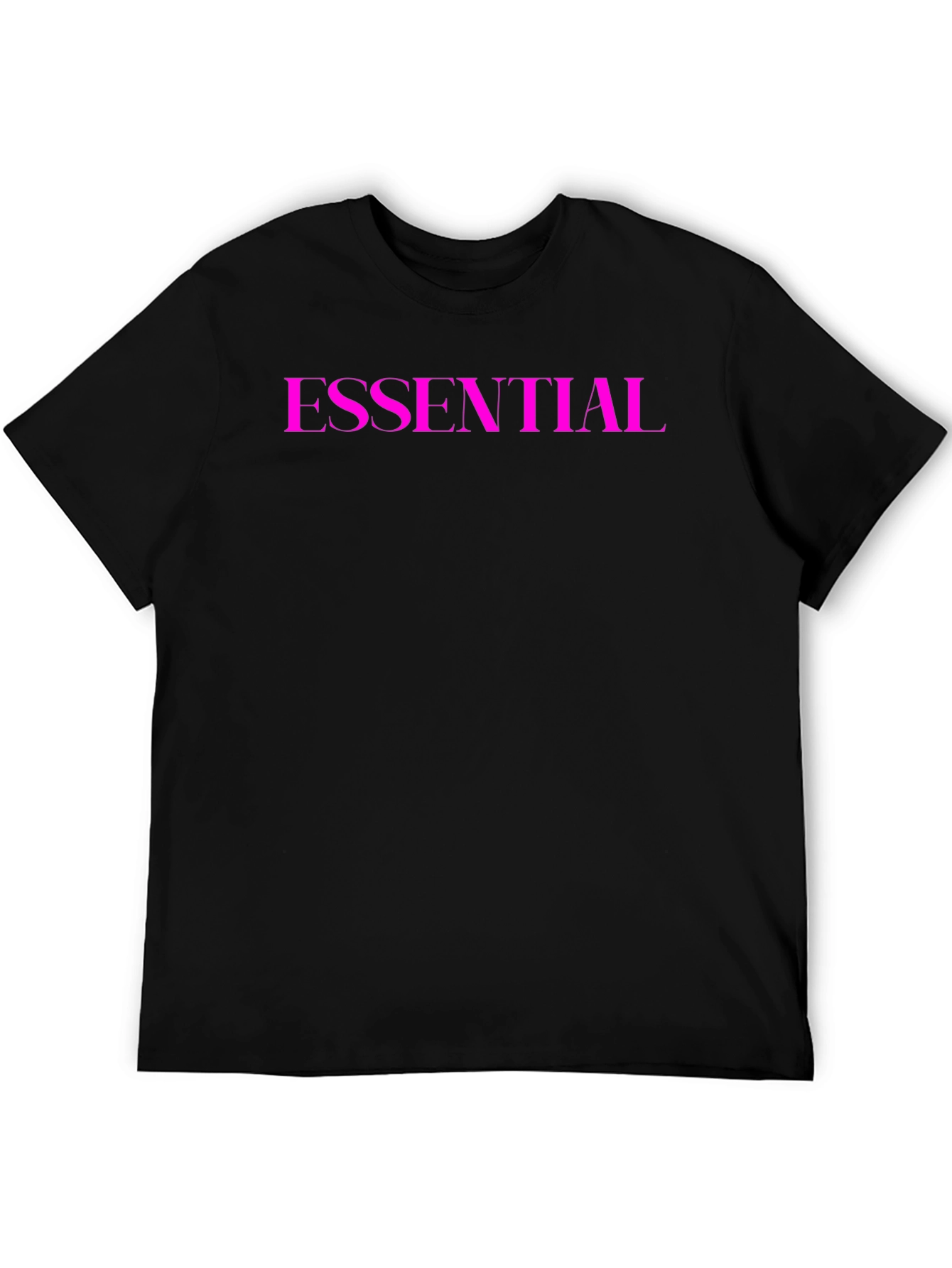 Essential Crew Neck Tee - Black