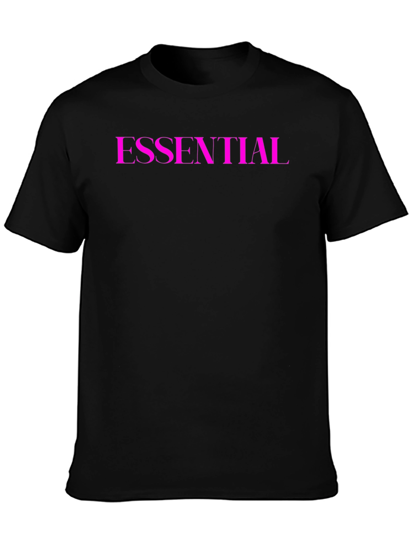 Essential Crew Neck Tee - Black