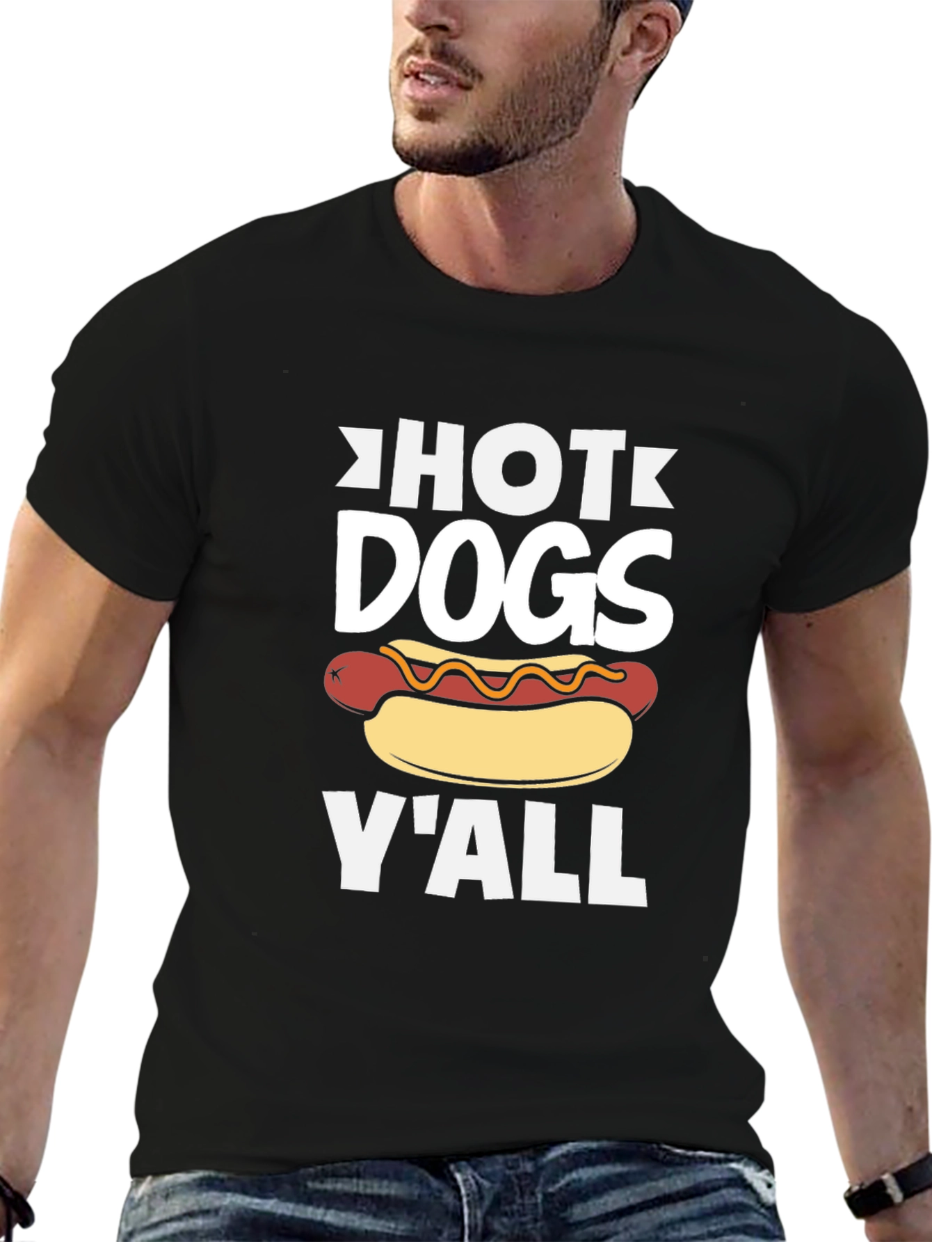Hot Dogs Yall T-Shirt - Unisex Graphic Tee