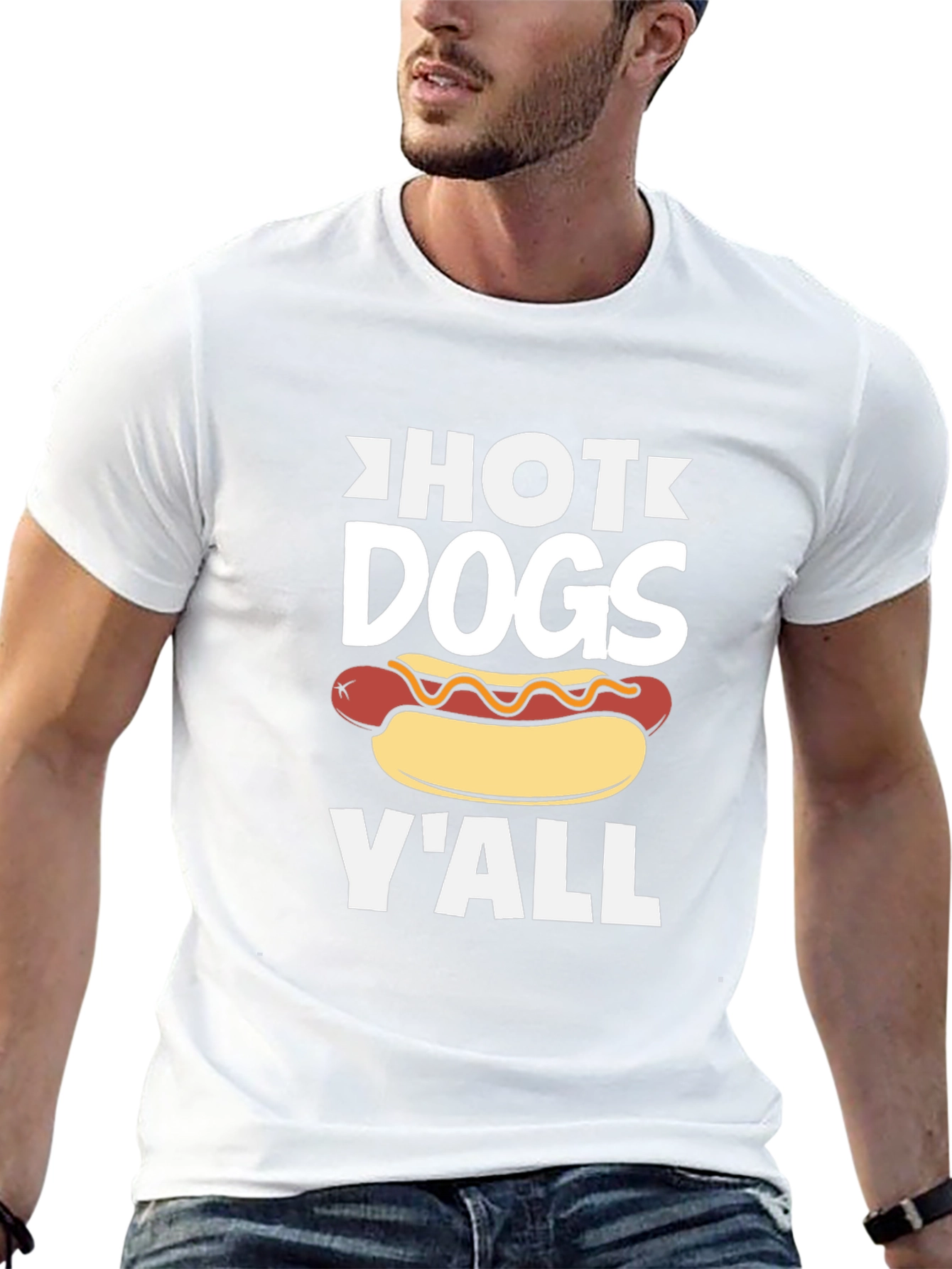 Hot Dogs Yall T-Shirt - Unisex Graphic Tee