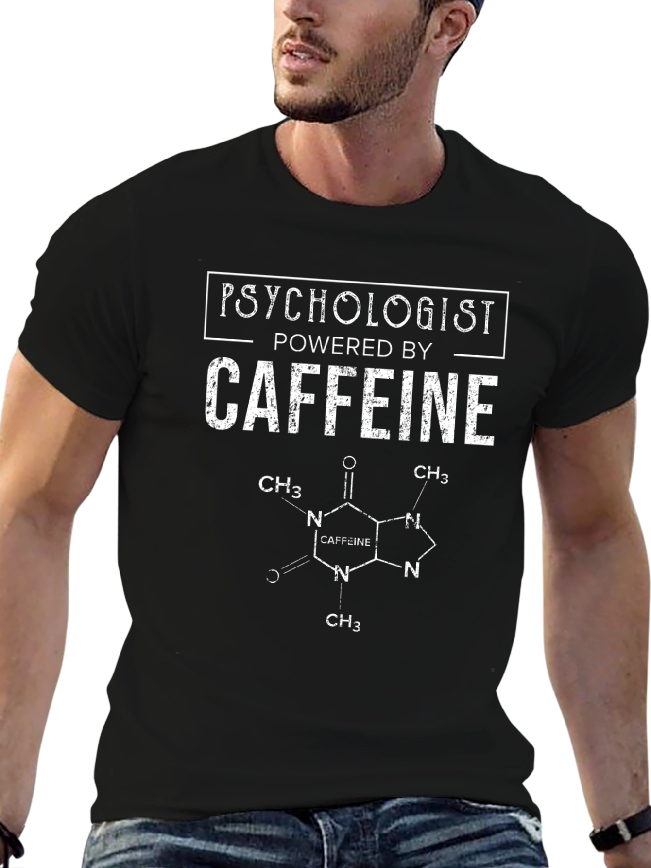 Psychologist Powered by Caffeine T-Shirt