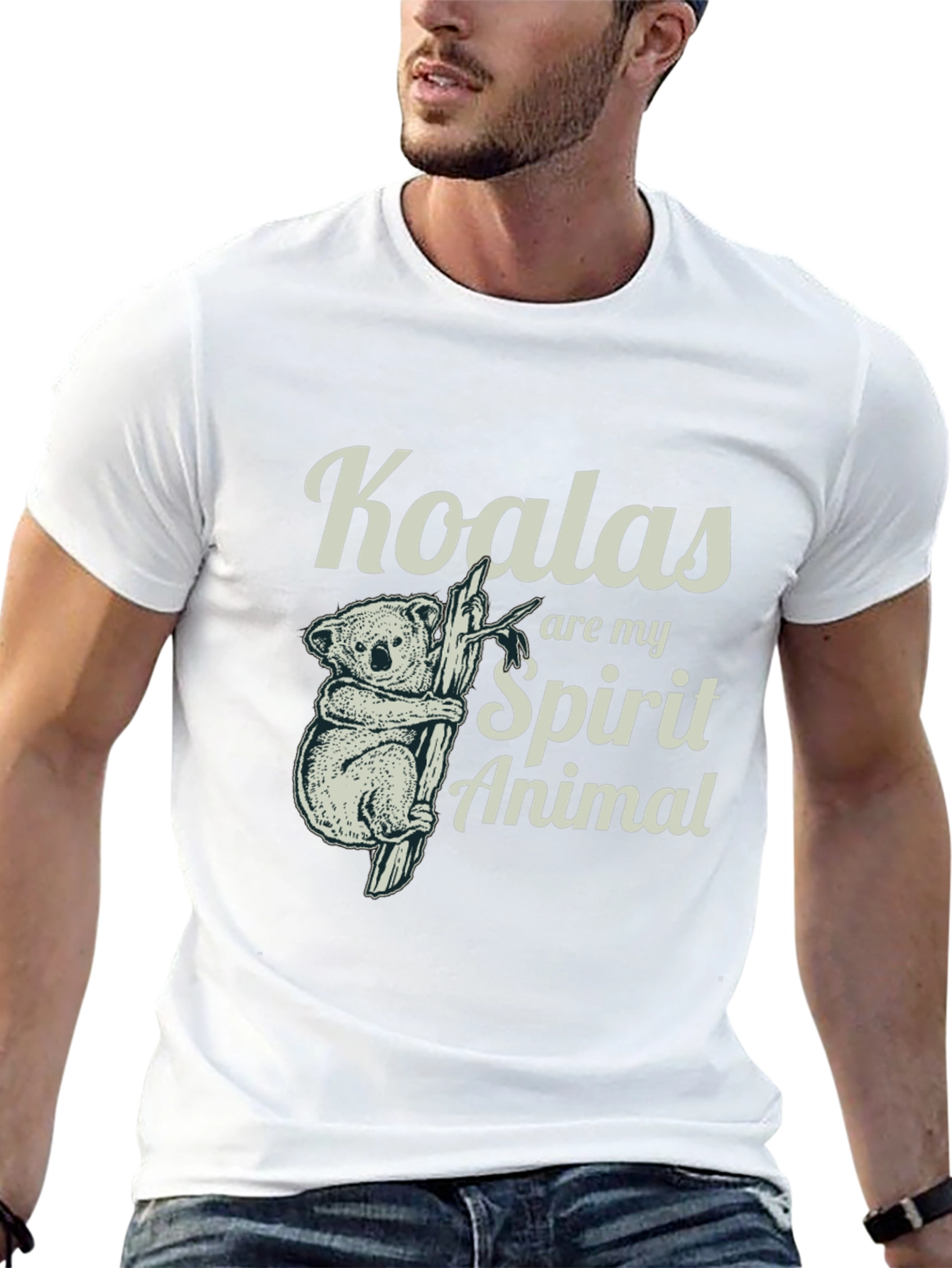 Koala Spirit Animal Graphic T-Shirt