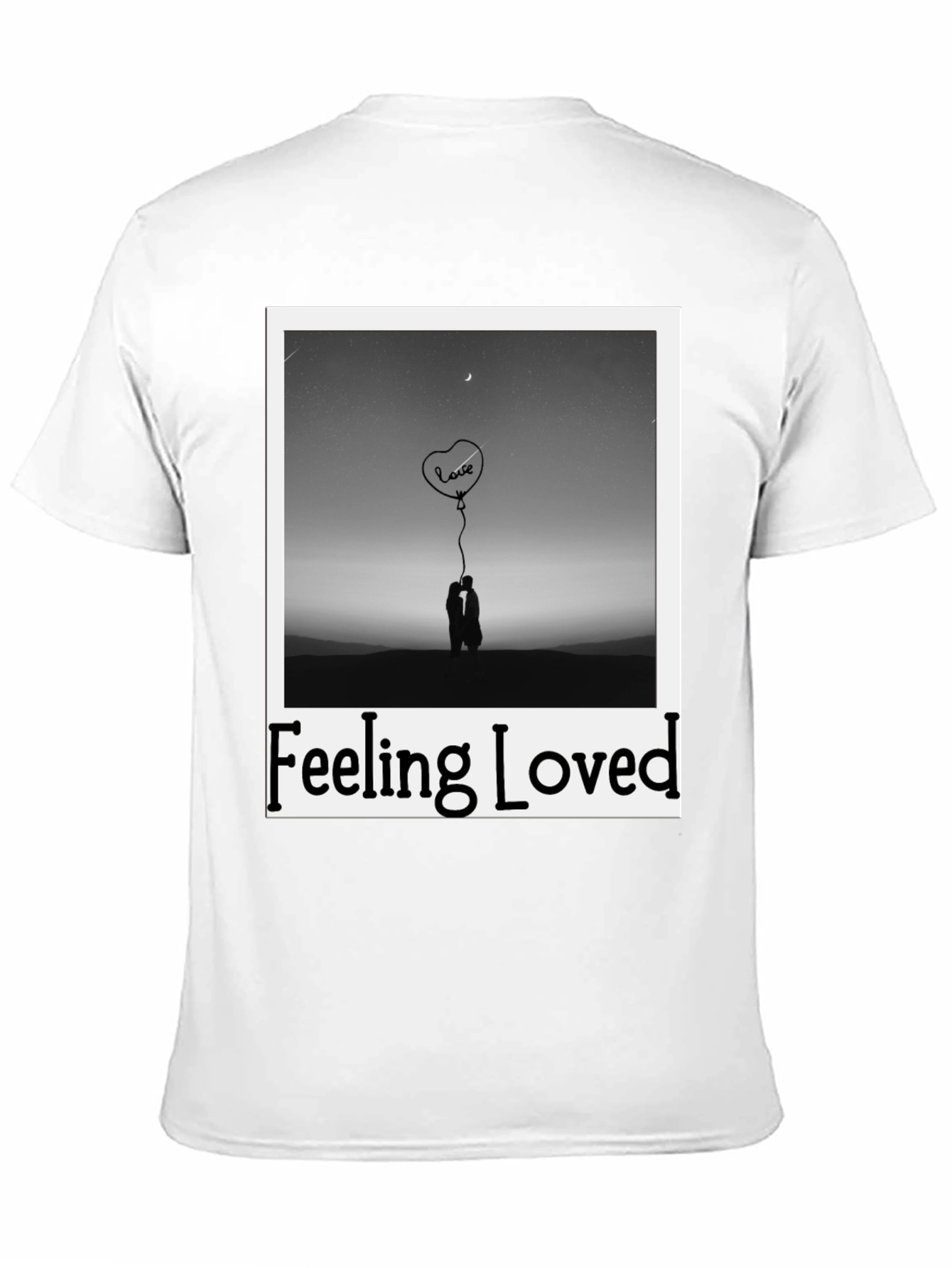 Feeling Loved Graphic Tee - Black