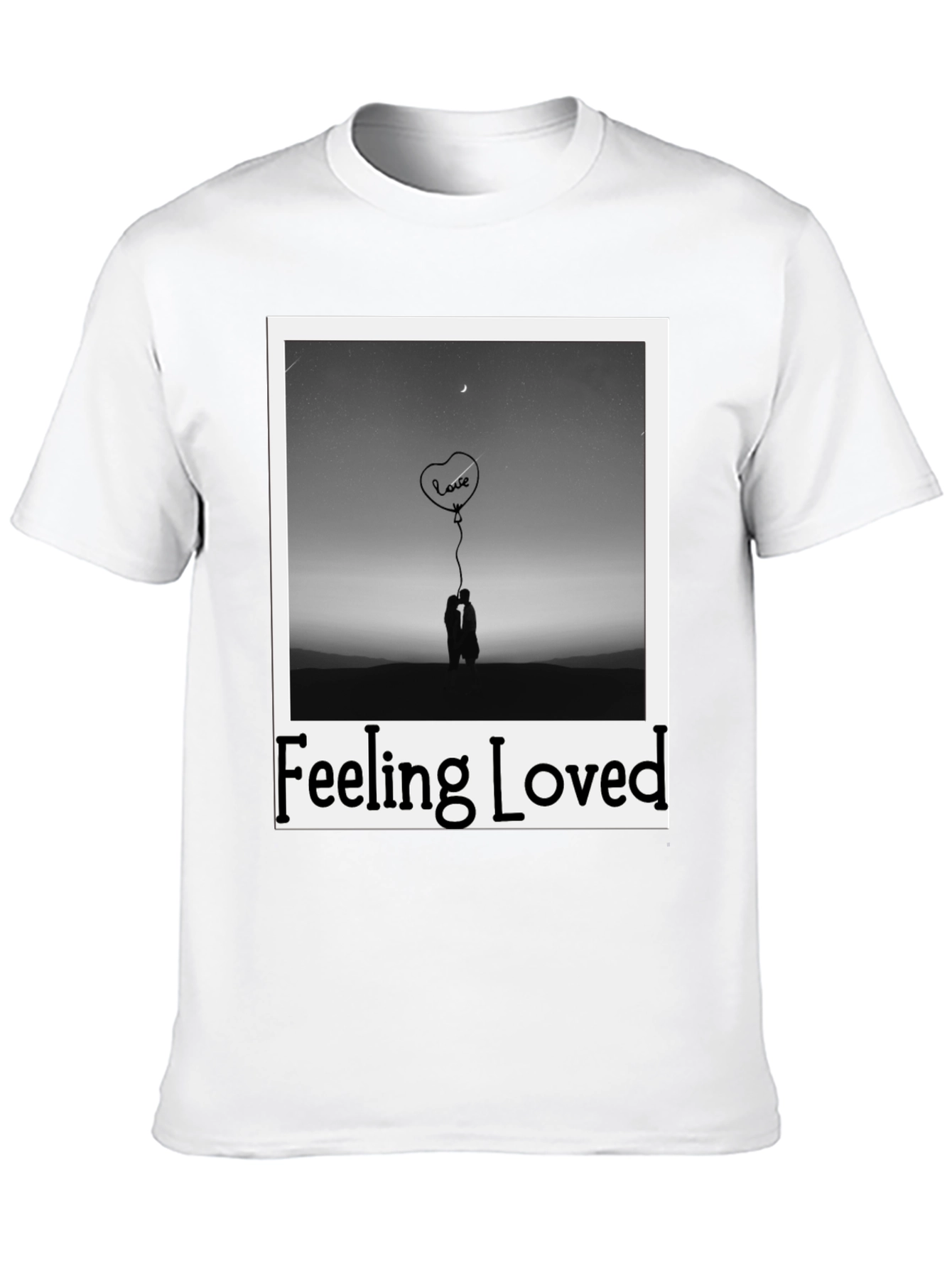 Feeling Loved Graphic Tee - Black