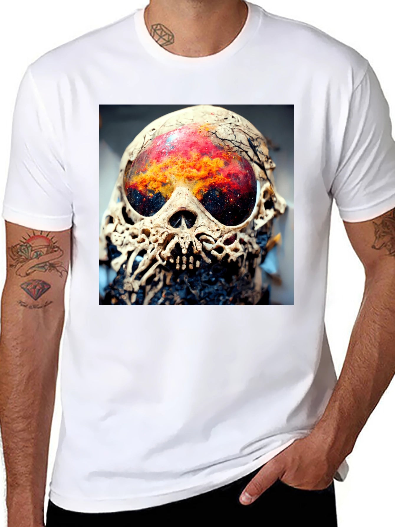 Cosmic Skull Graphic Tee