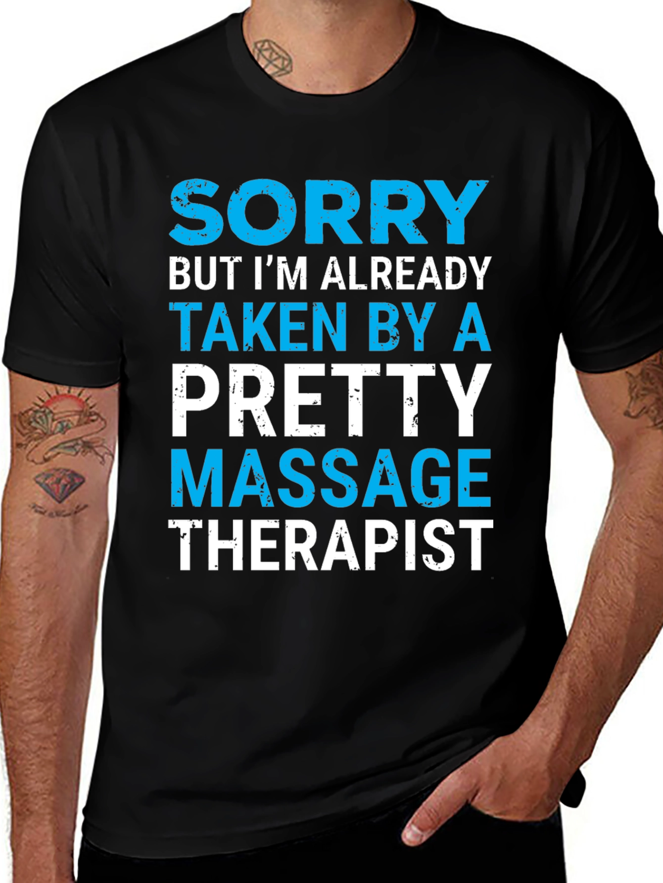 Sorry Taken By A Pretty Massage Therapist T-Shirt