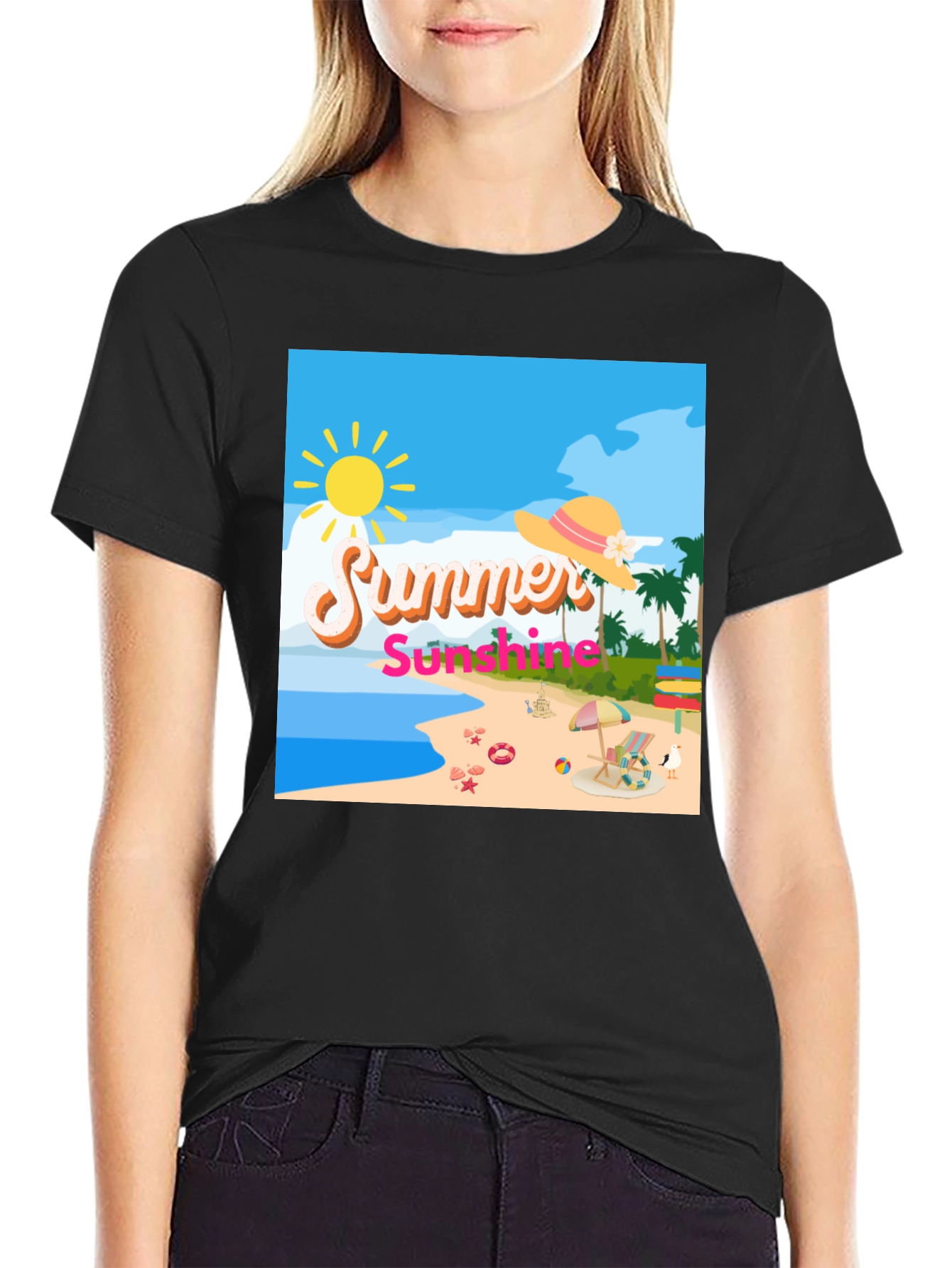 Summer Sunshine Beach T-Shirt