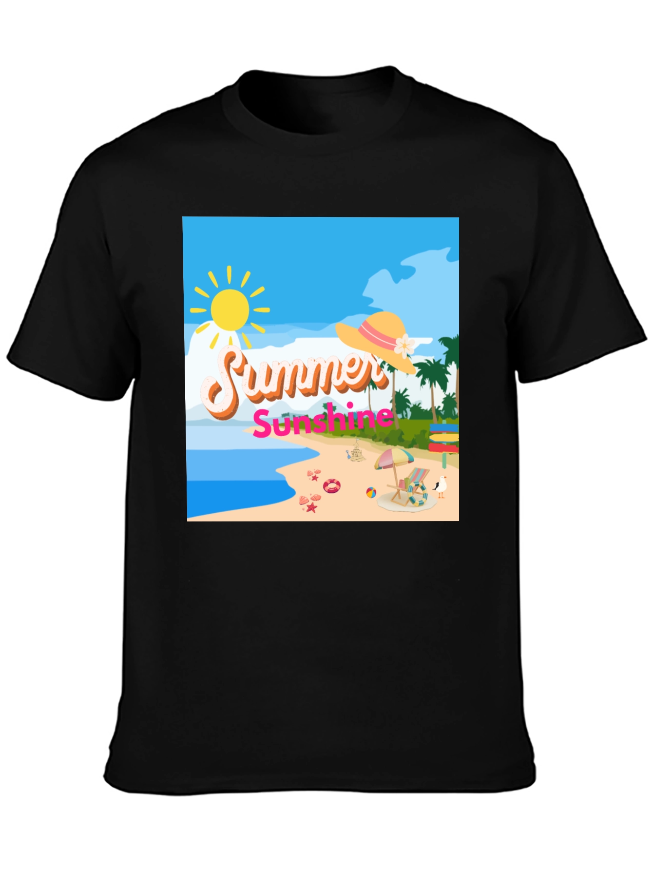 Summer Sunshine Beach T-Shirt