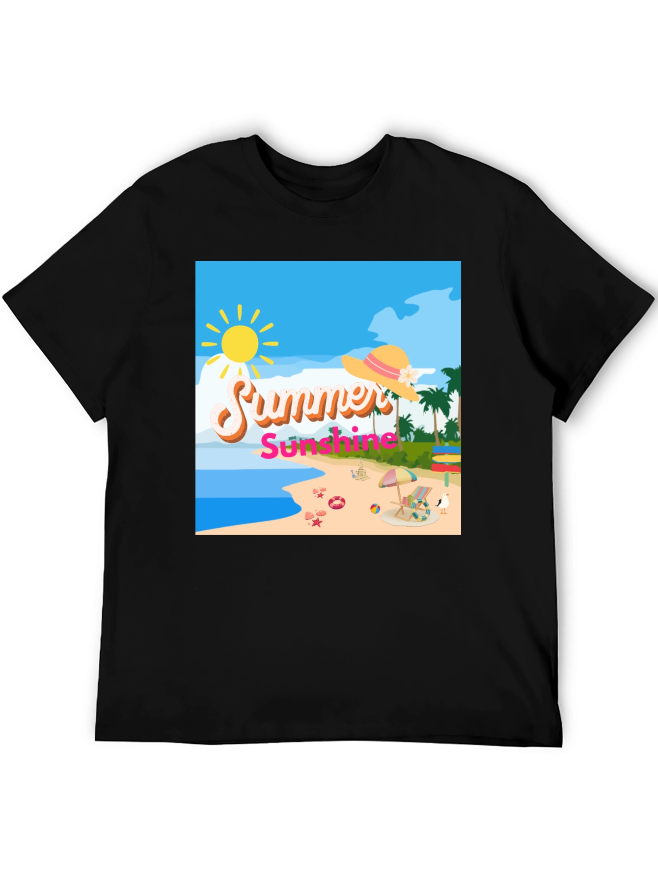 Summer Sunshine Beach T-Shirt