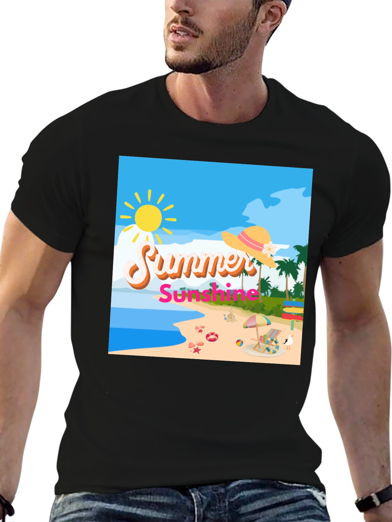 Summer Sunshine Beach T-Shirt