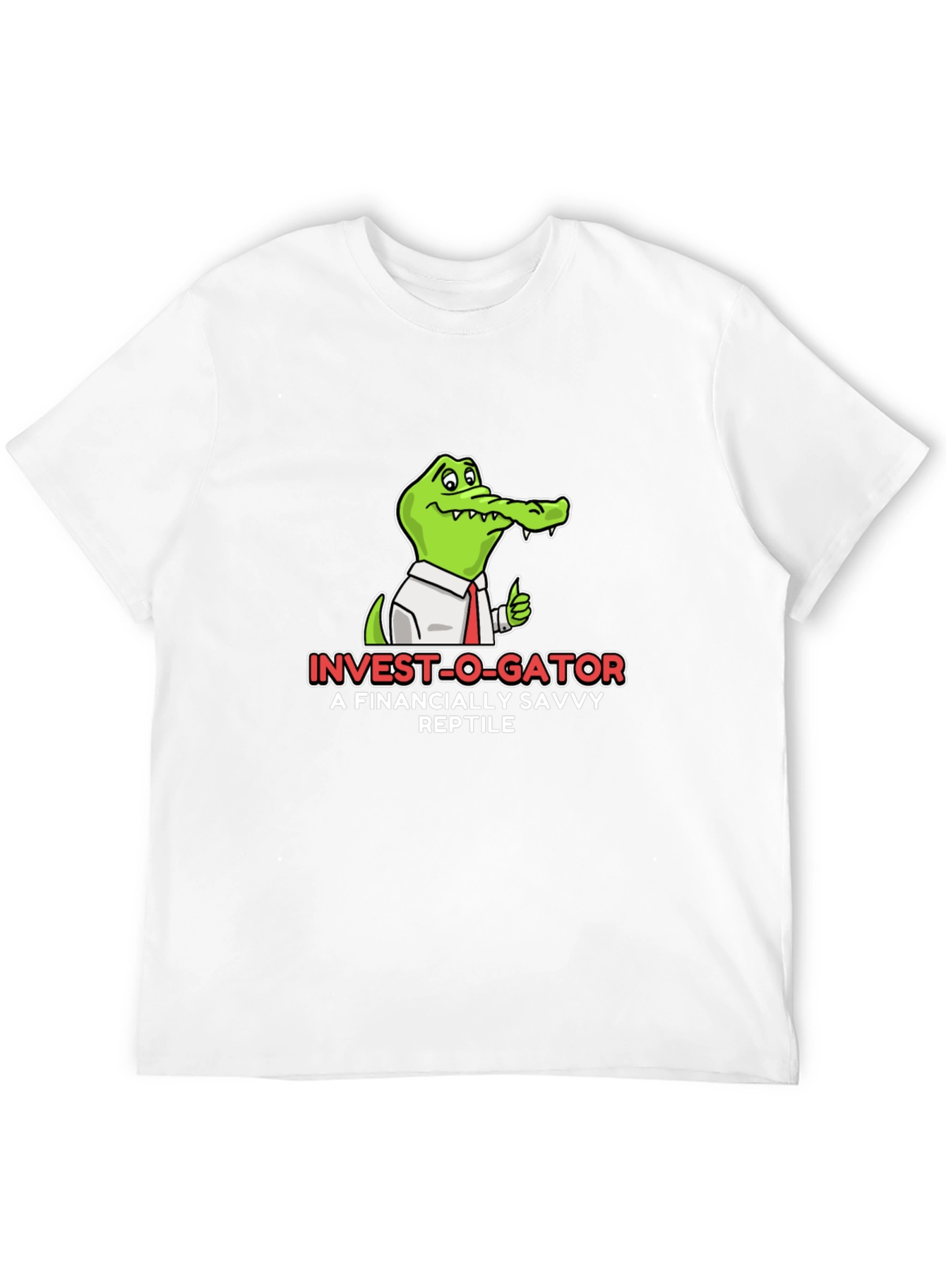 Invest-O-Gator Black Graphic T-Shirt