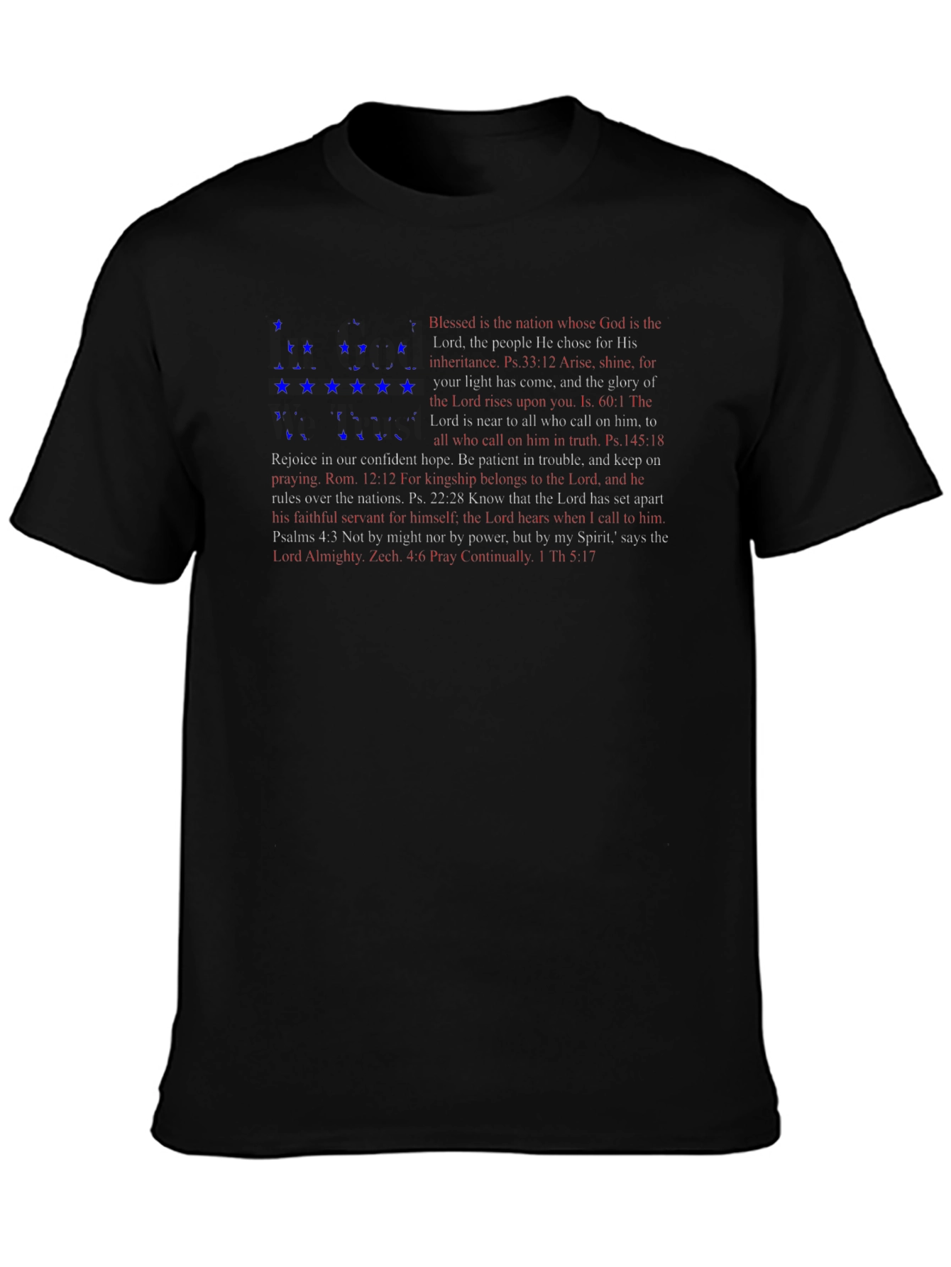Faith-Inspired Patriotic Graphic Tee