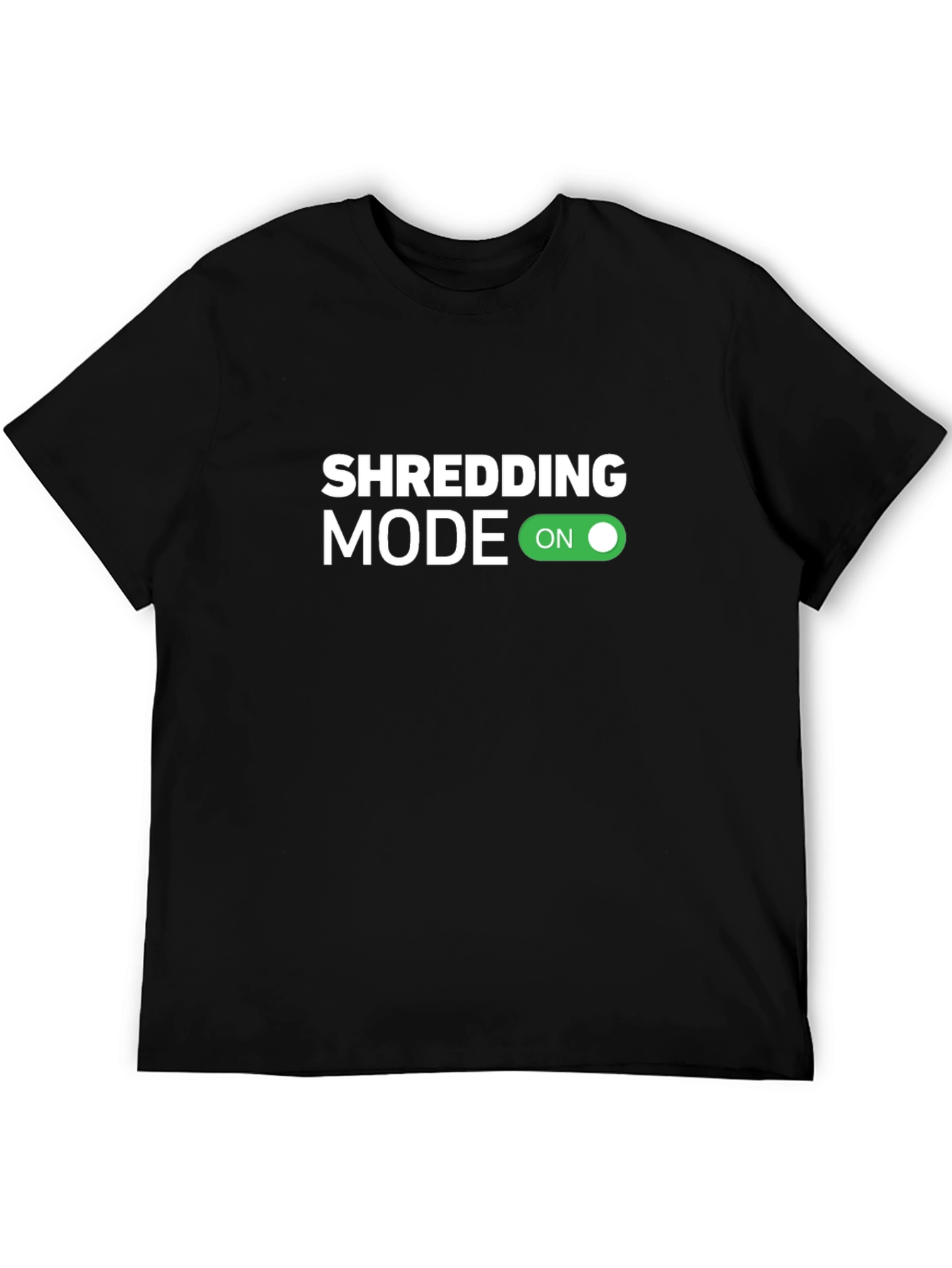 Shredding Mode On Graphic Tee - Black