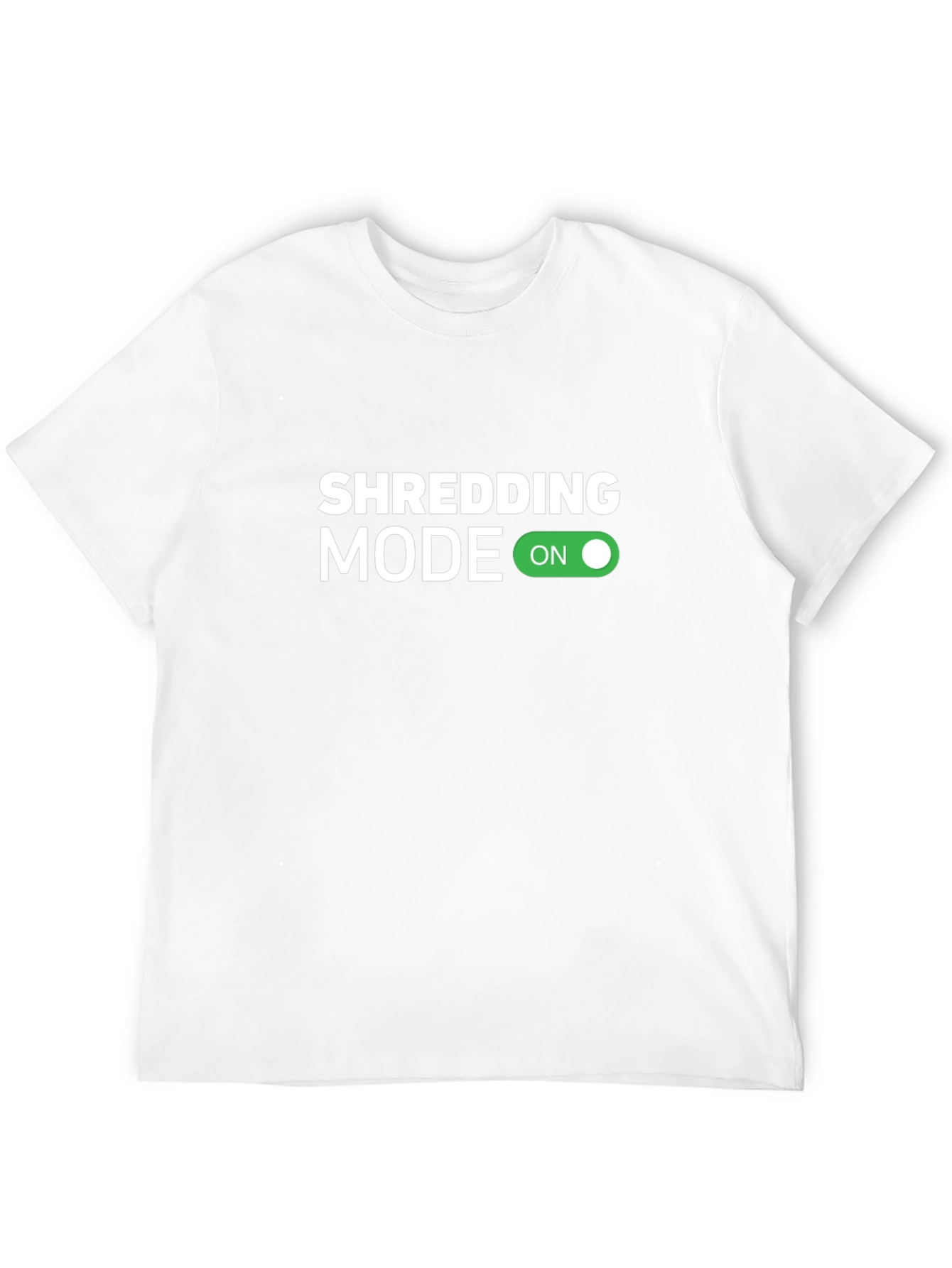 Shredding Mode On Graphic Tee - Black