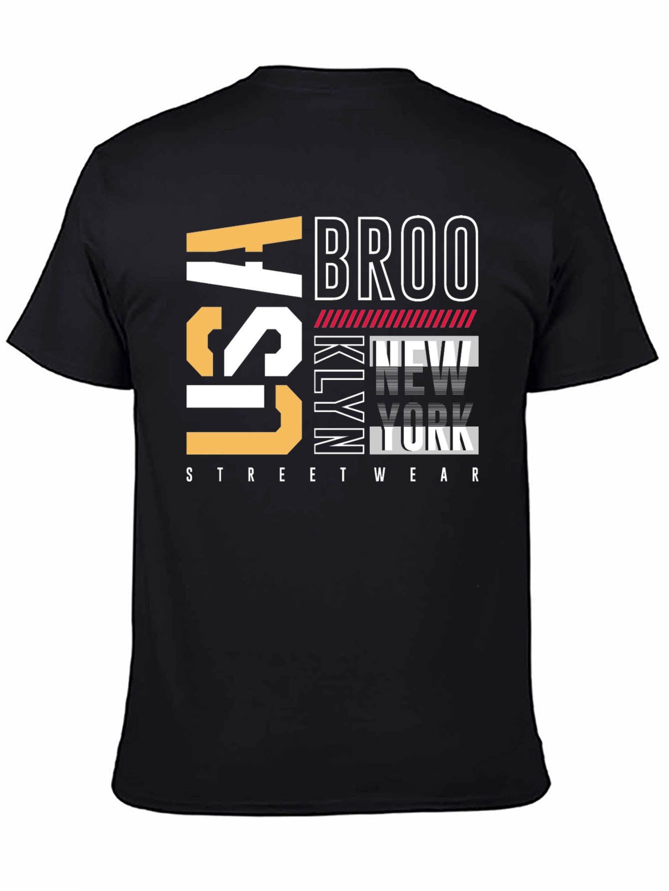 Brooklyn USA Streetwear Graphic T-Shirt
