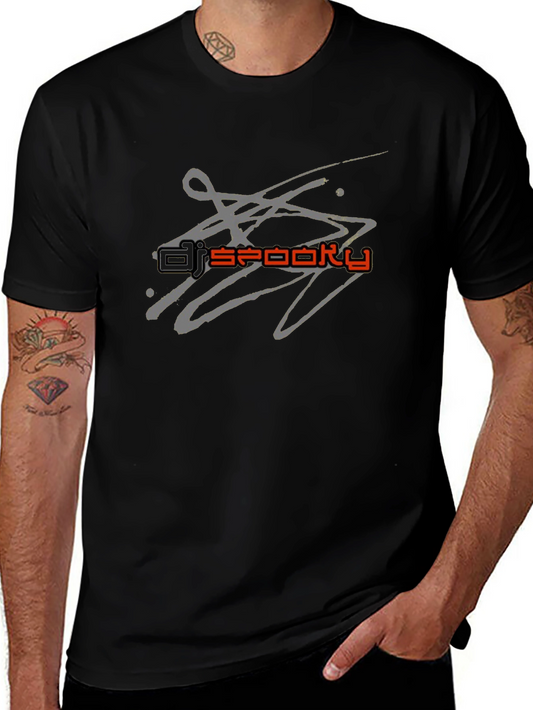 DJ Spooky Graphic Black T-Shirt