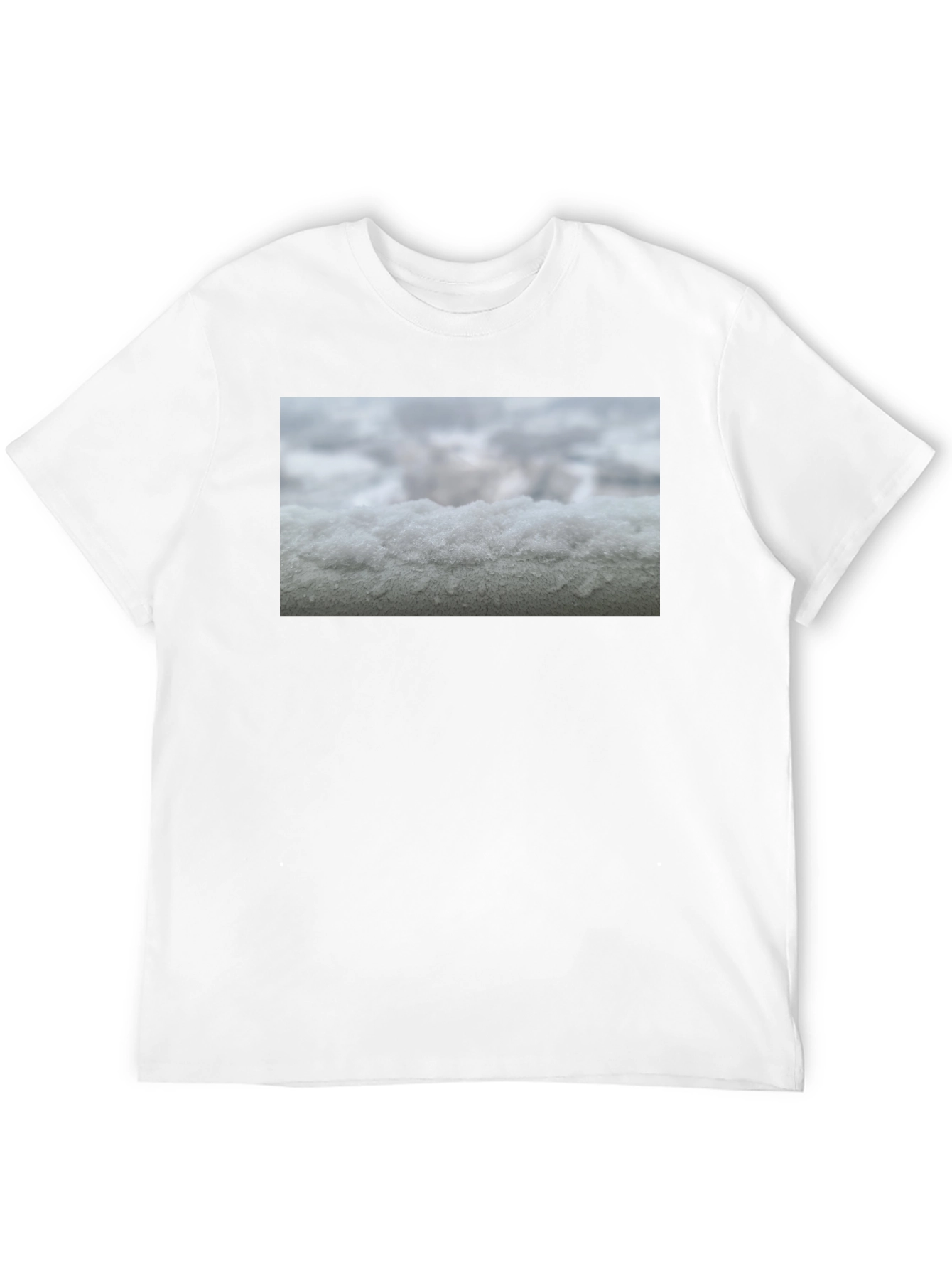 Snowy Surface Graphic Tee - Modern Casual Style