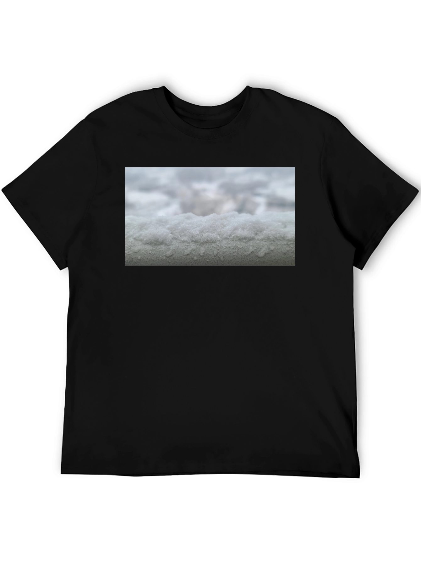 Snowy Surface Graphic Tee - Modern Casual Style