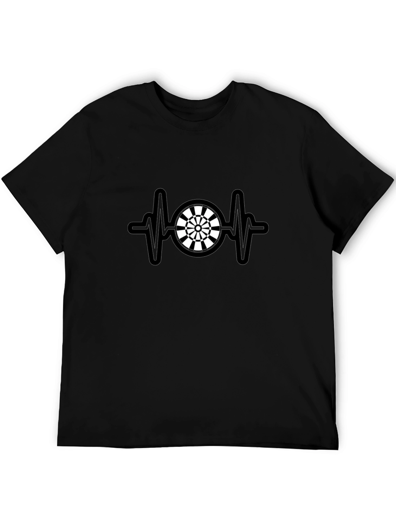 Darts Heartbeat Graphic Tee - Unique & Stylish