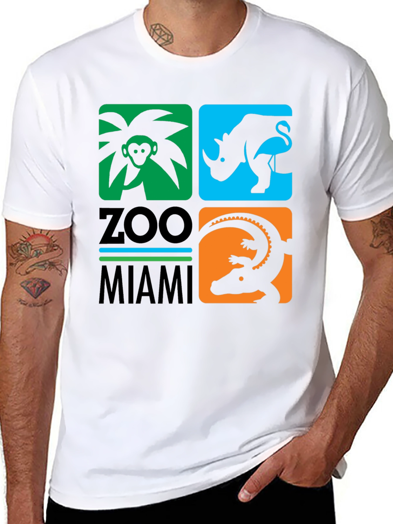 Zoo Miami T-Shirt Animal Graphic Tee