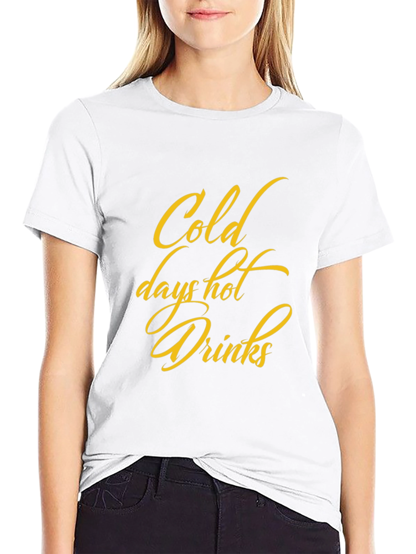 Cold Days Hot Drinks Graphic Tee