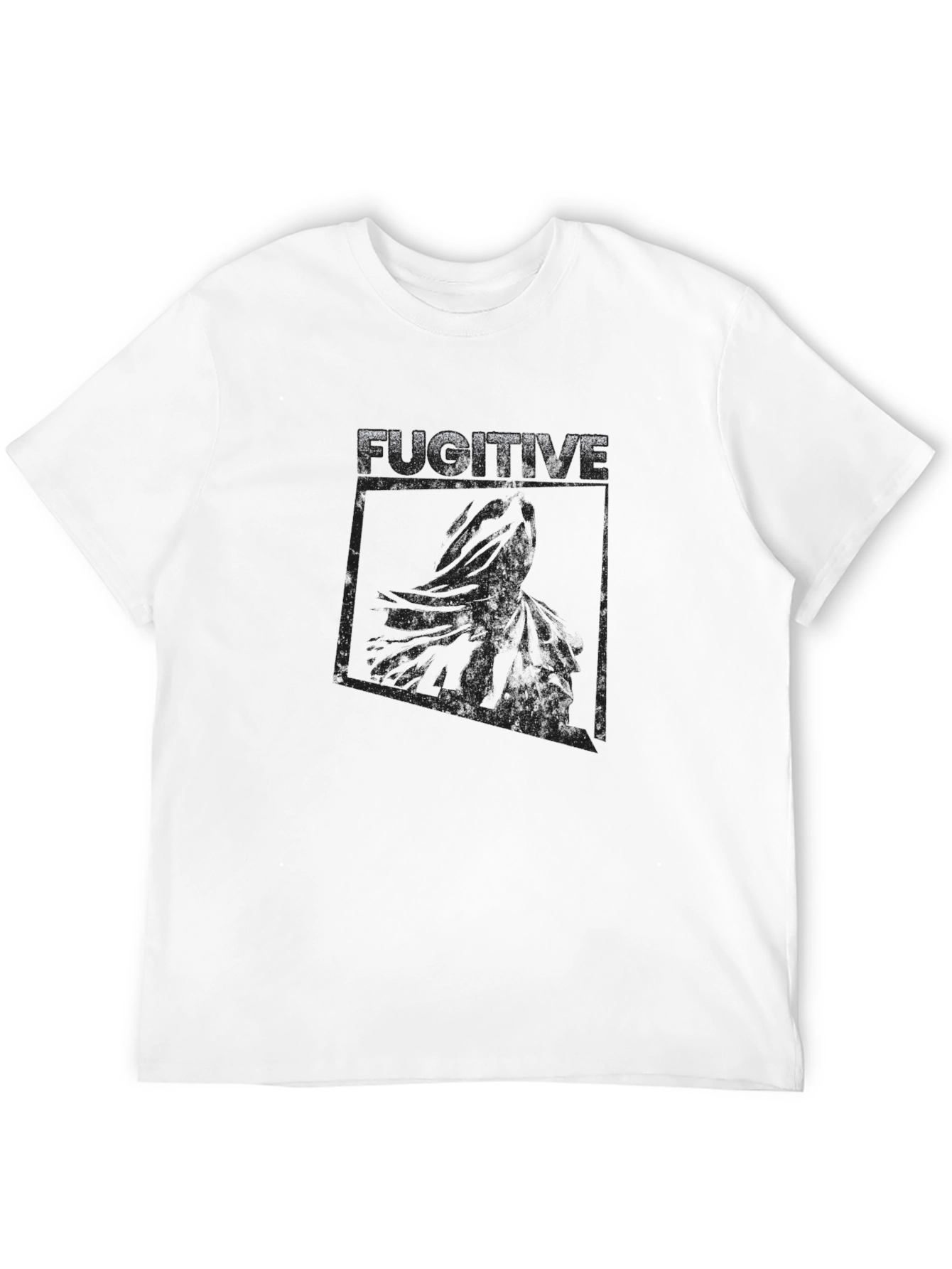 Fugitive Graphic Print Crew Neck T-Shirt