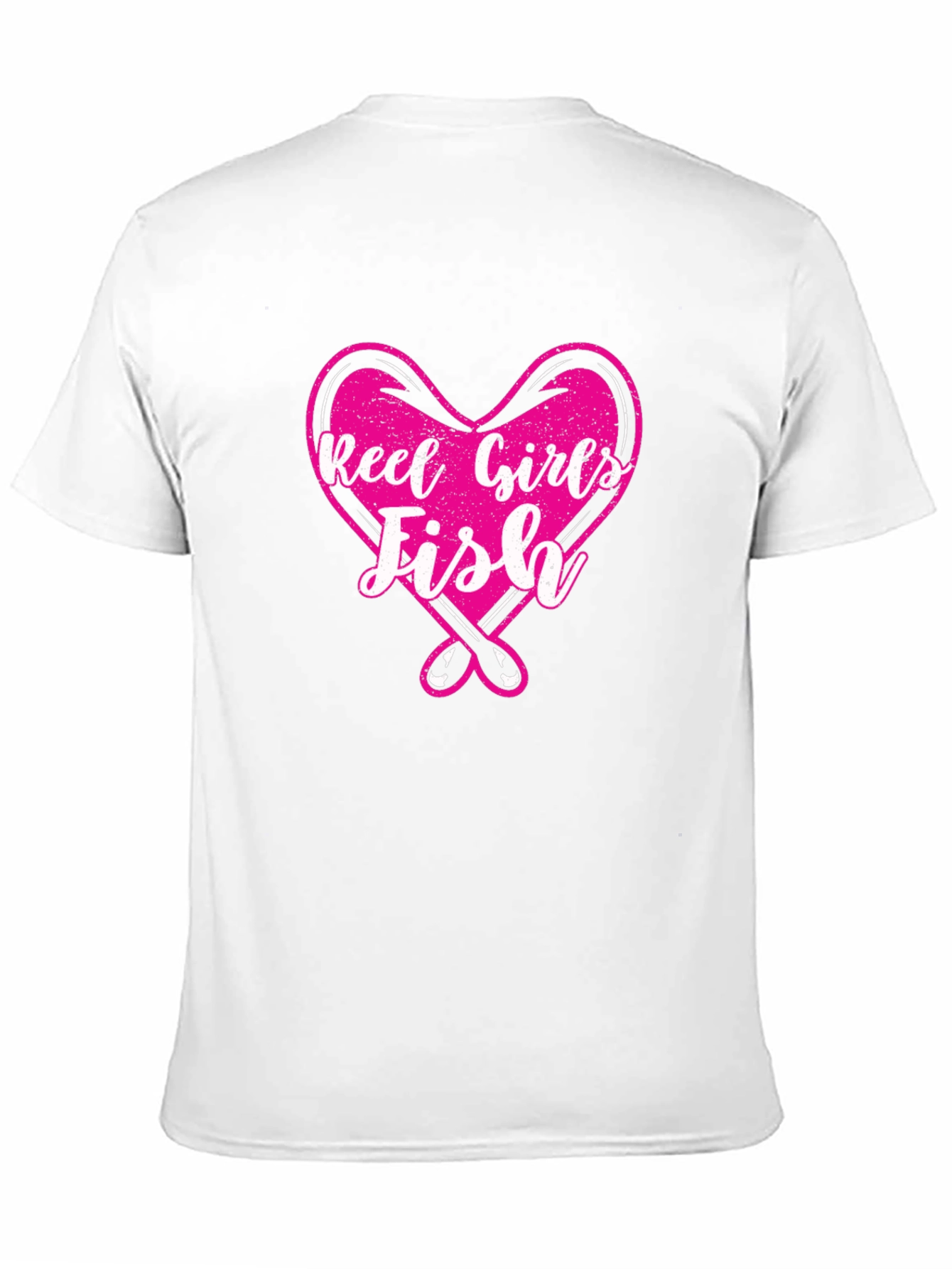 Reel Girls Fish Heart Graphic T-Shirt