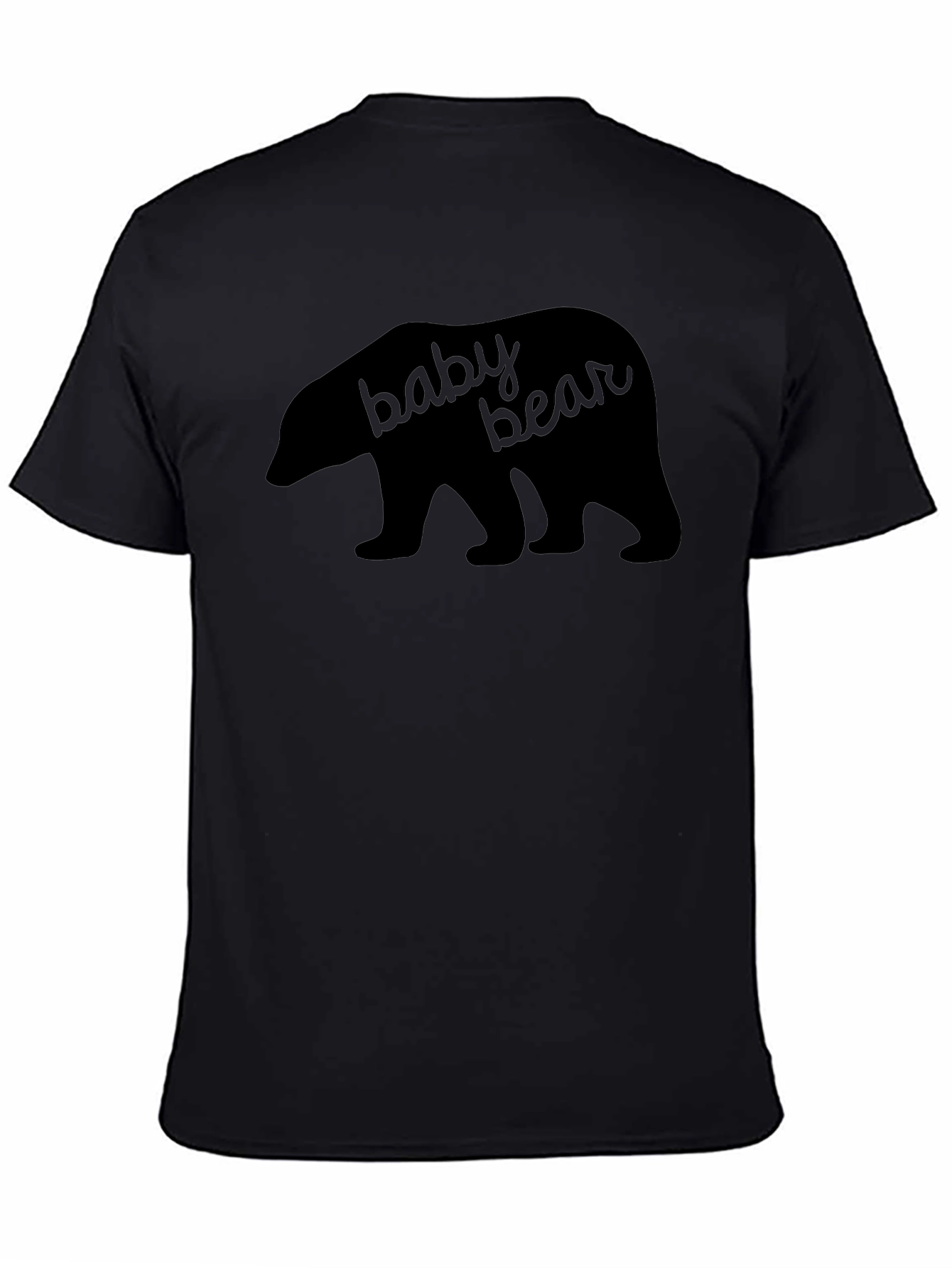 Baby Bear Graphic T-Shirt - Black