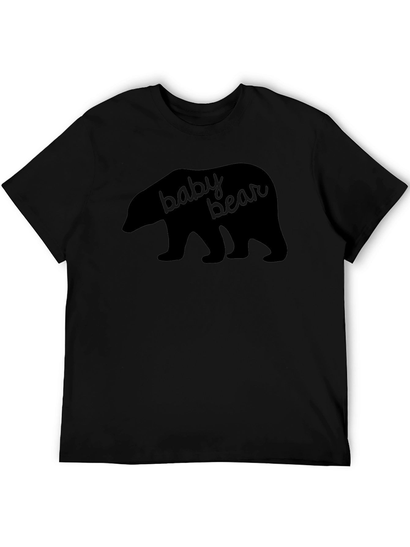 Baby Bear Graphic T-Shirt - Black