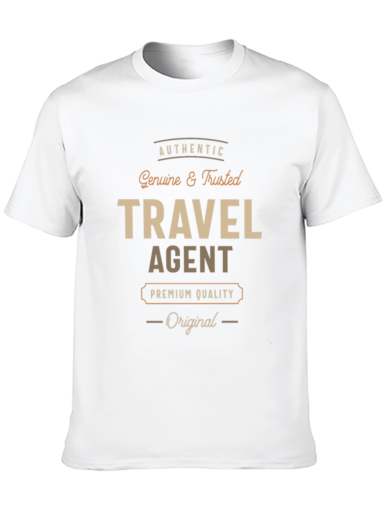 Travel Agent Premium Quality Black T-Shirt