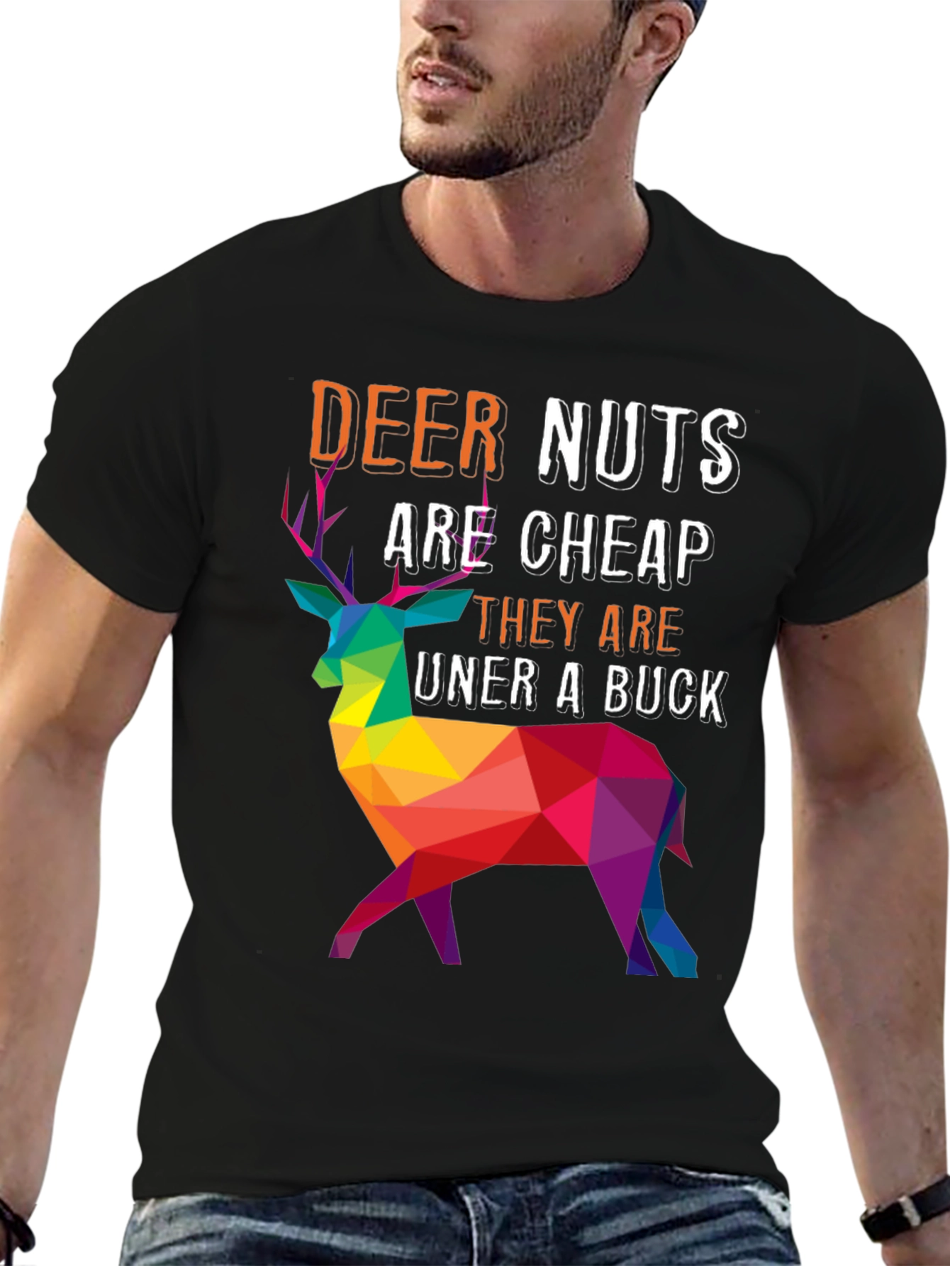 Deer Nuts T-Shirt - Funny Hunting Tee