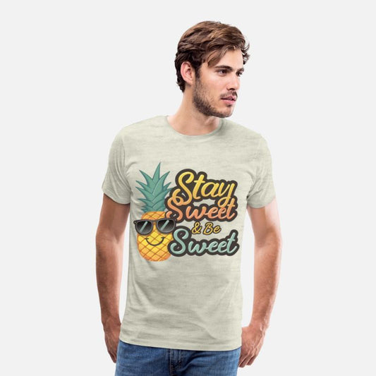 "Cheerful Pineapple: Stay Sweet & Be Sweet"