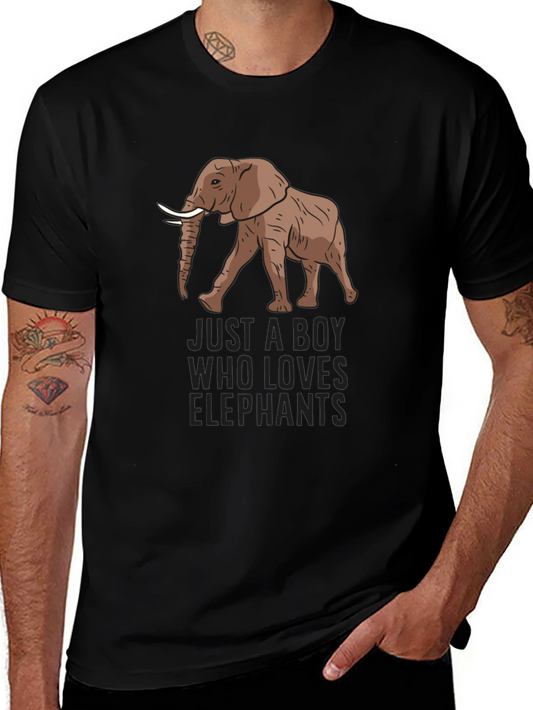 Elephant Lover Graphic T-Shirt