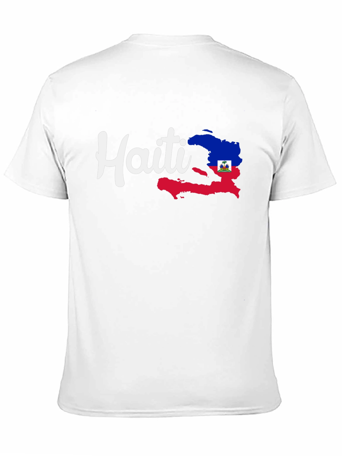 Haiti Pride Tee - Black Cotton Graphic T-Shirt