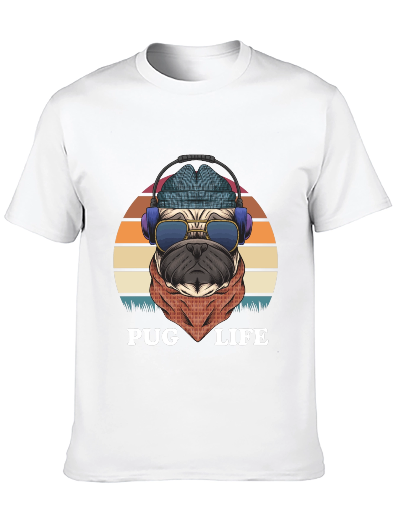 Cool Pug Life Graphic Tee