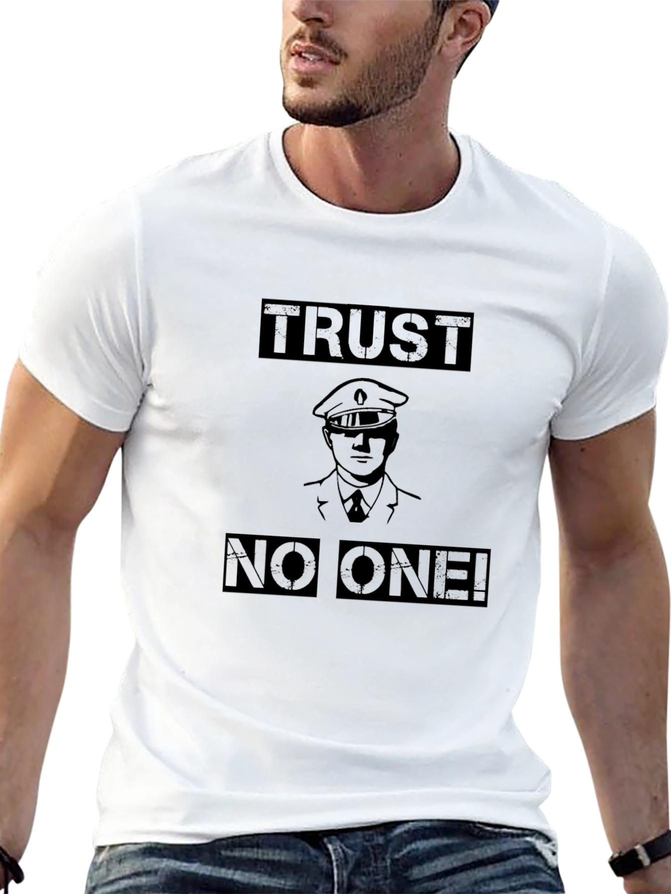 Trust No One Black T-Shirt